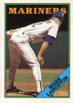1988 O-Pee-Chee Baseball Cards 080      Mark Langston